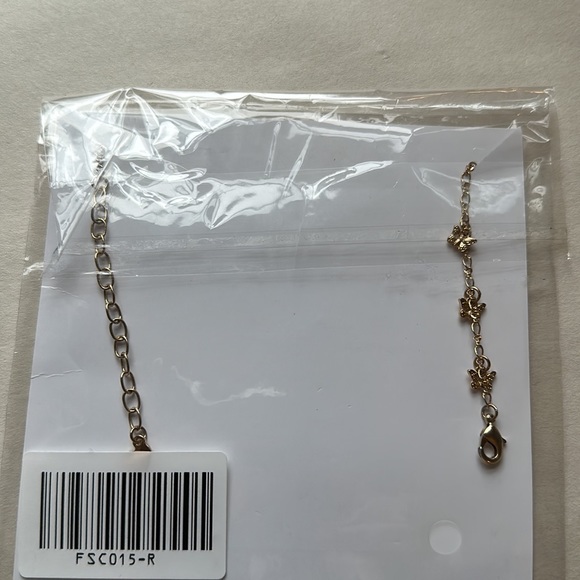 Frasier Sterling Gold Butterfly Necklace - Picture 3 of 4